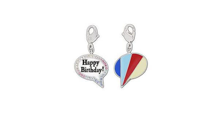 Charms Swarovski Happy Birthday Message Charm