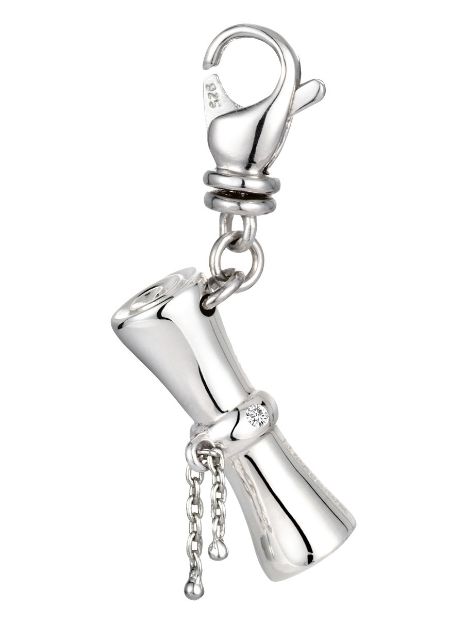 Charms Montblanc Star Charm Argento Pergamena Diamante
