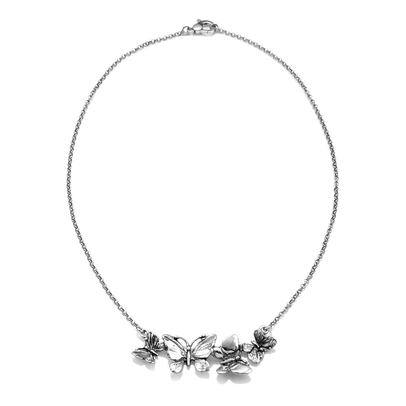 Collana Giovanni Raspini Swing Con Centrale Farfalle