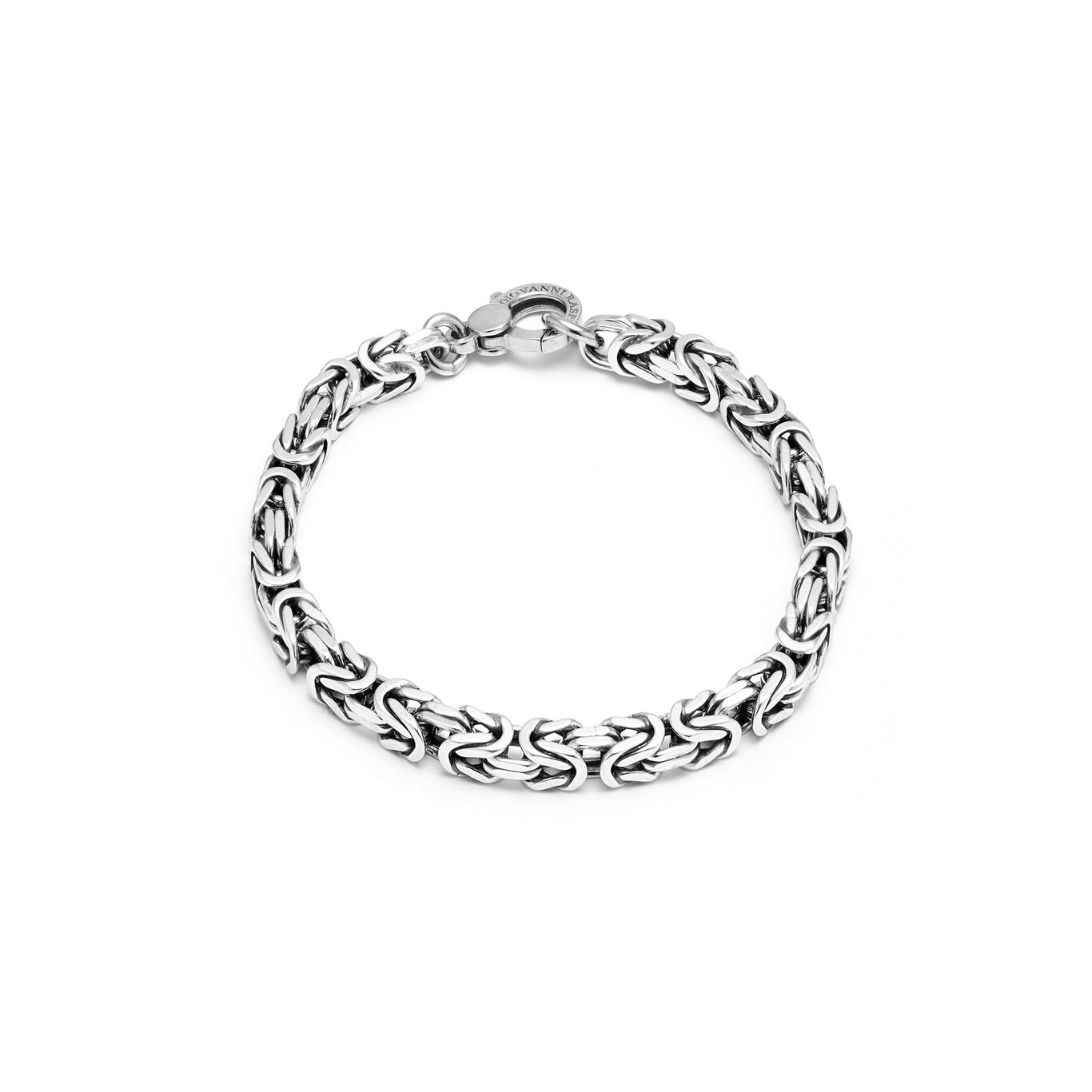 Bracciale Giovanni Raspini Uomo Catene Maglia Bizantina Quadra