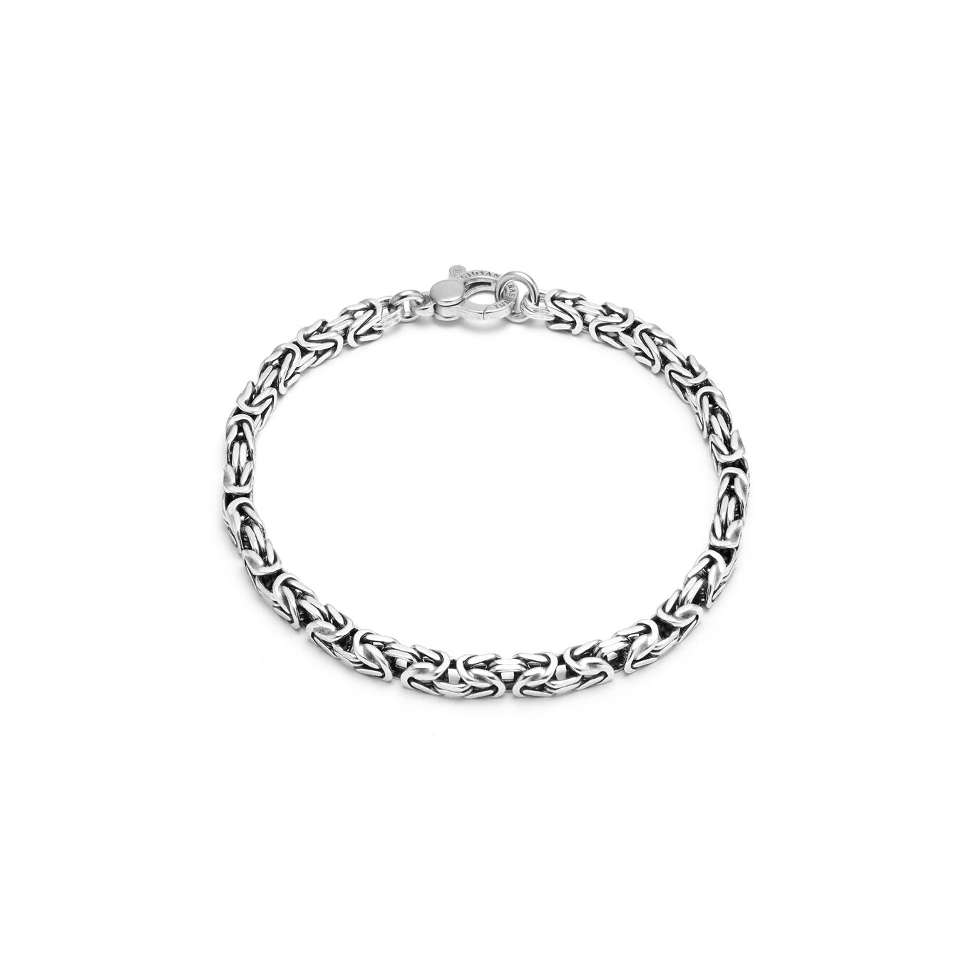 Bracciale Giovanni Raspini Uomo Maglia Bizantina Quadra Piccolo