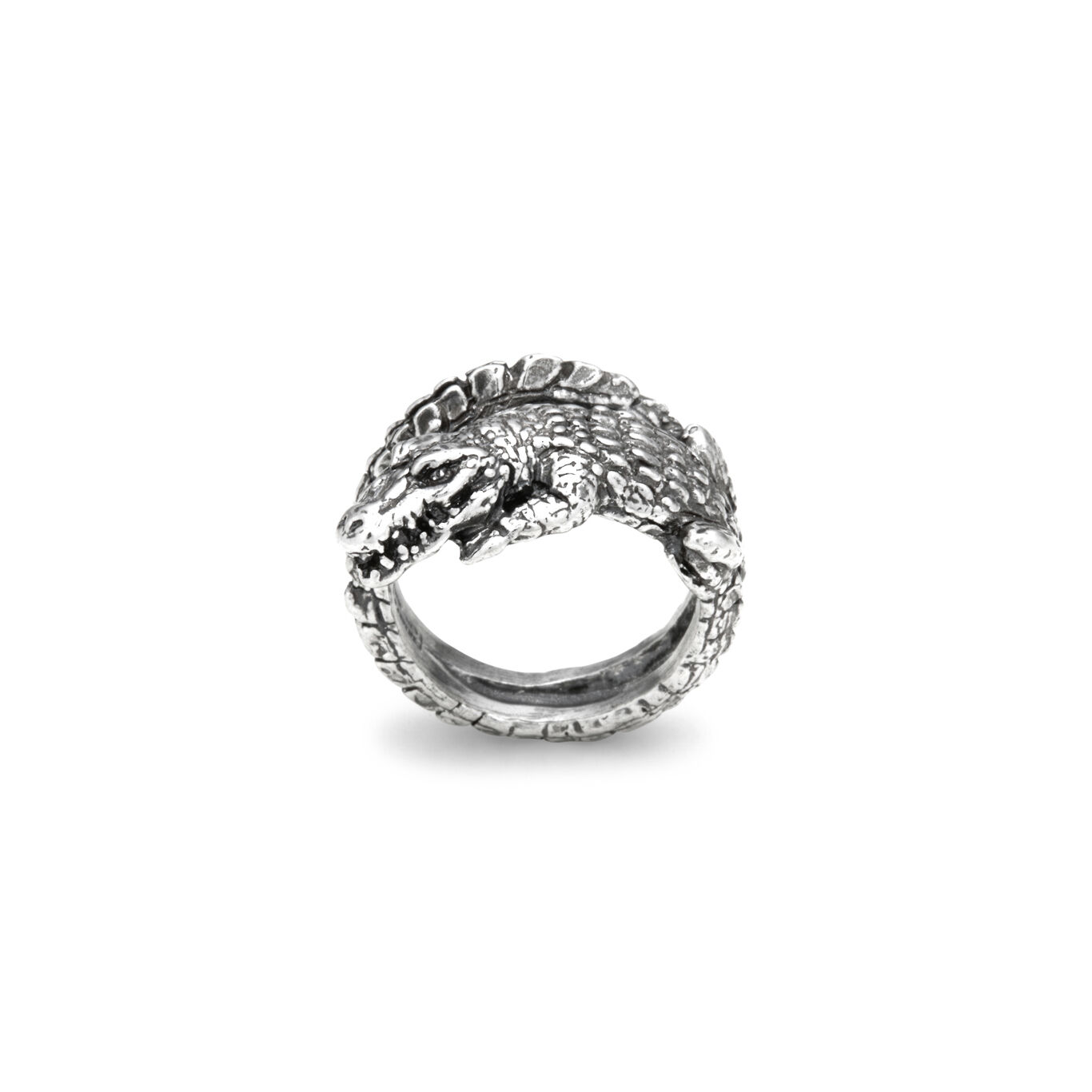 Anello in Argento Giovanni Raspini Coccodrillo - Misura 16