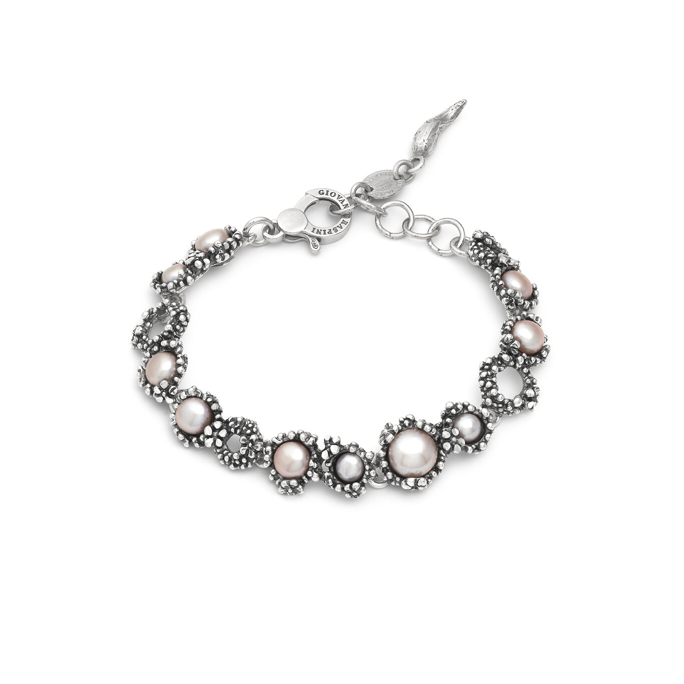 Bracciale Giovanni Raspini Blossom Argento 925 e Perle naturali
