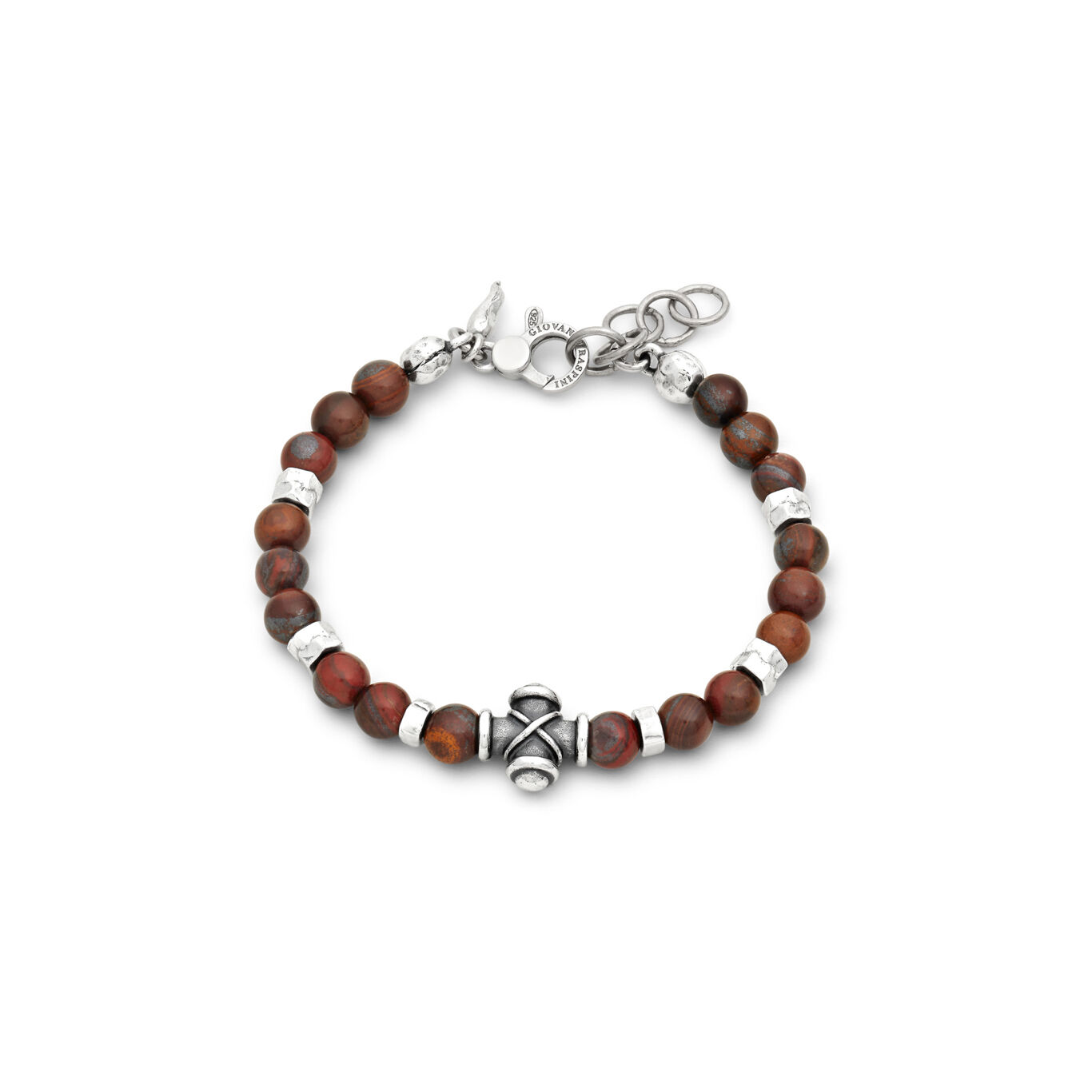 Bracciale Uomo Giovanni Raspini Tango Croce Occhio Di Toro
