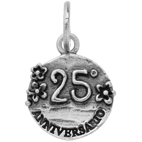 Charm Giovanni Raspini Grandi Eventi Medaglia 25° Anniversario Argento 925