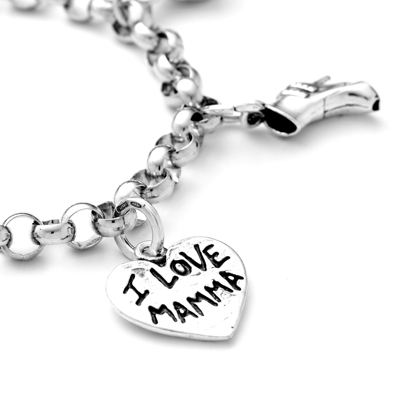 Charms Giovanni Raspini Angeli E Cuori Charm I Love Mamma