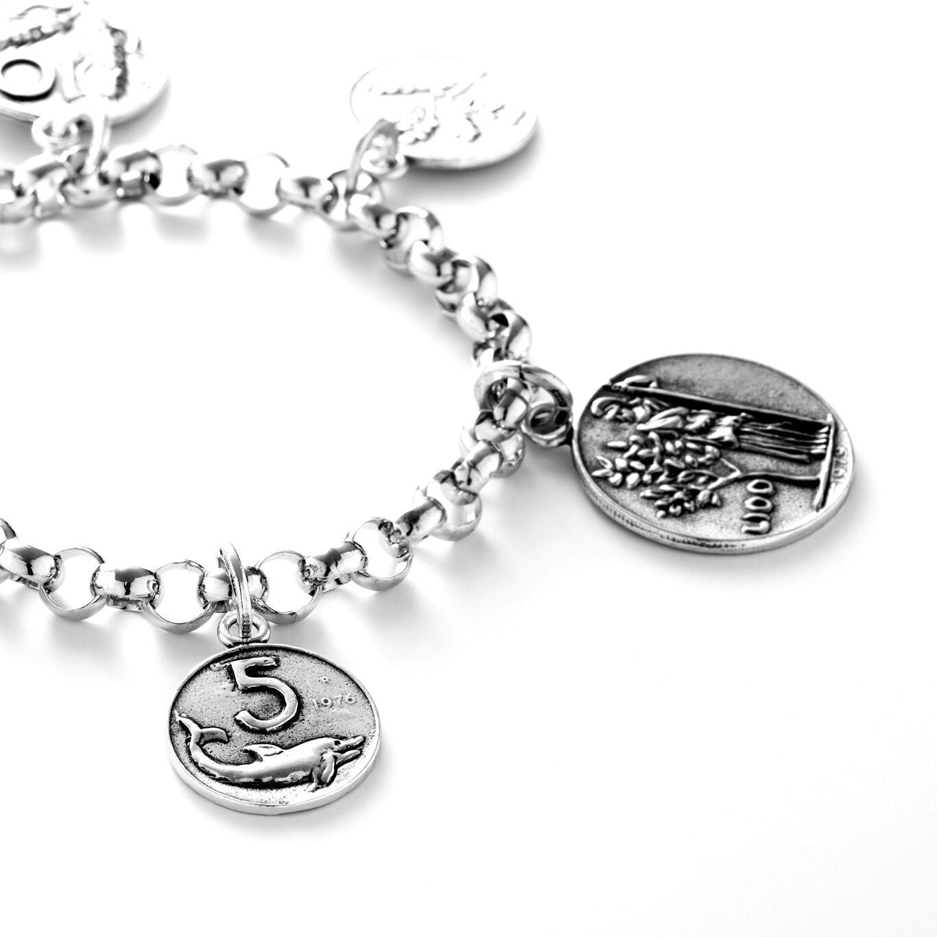 Charms Giovanni Raspini Charm Monete 5 Lire