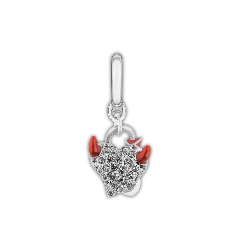 Charm Swarovski Devil Heart Charm