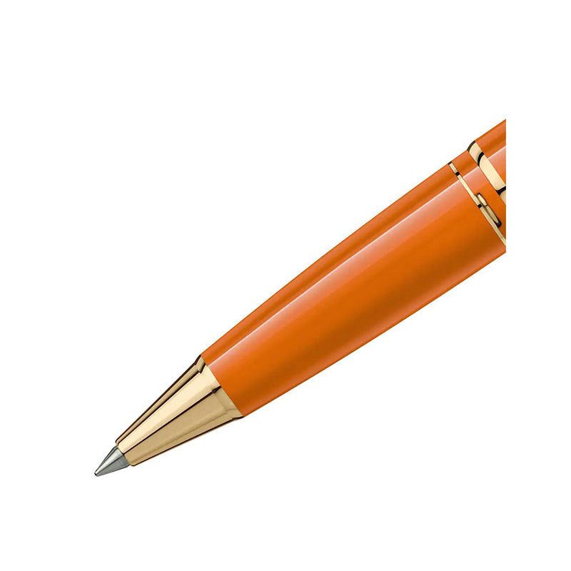 Penna Roller Montblanc Pix Arancione Finiture Dorate