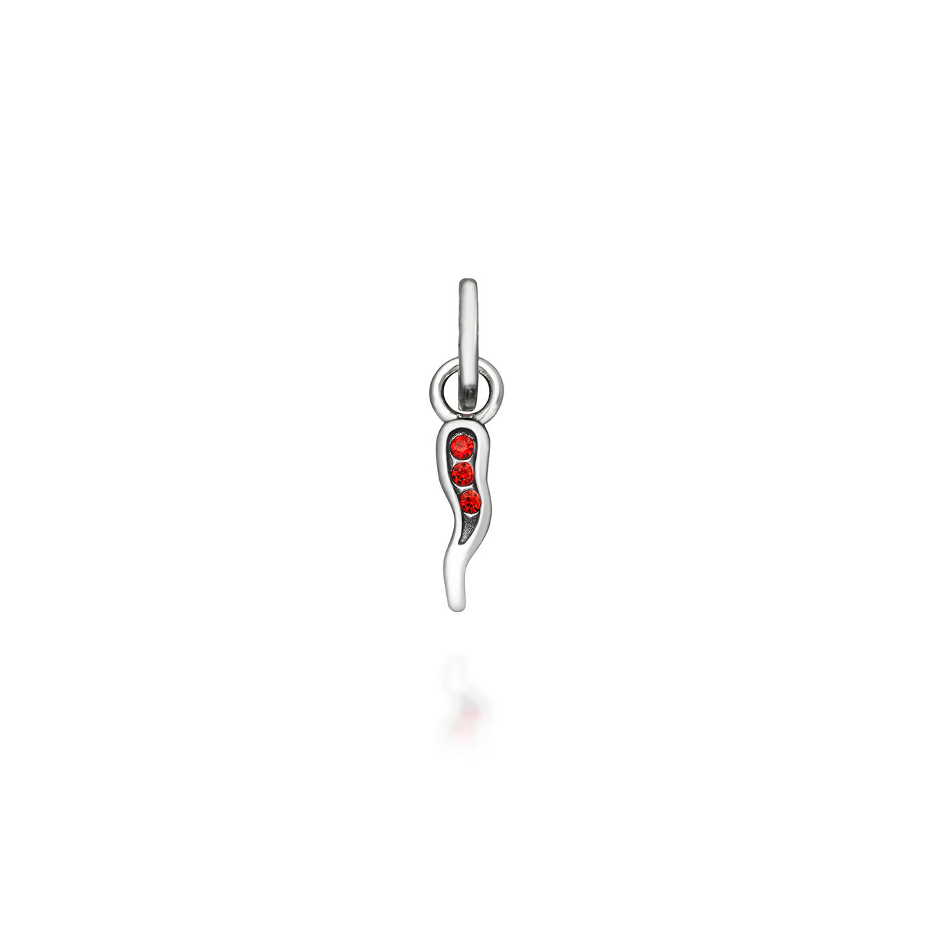 Charms Giovanni Raspini Charm Mini Cornino Crystal Rosso