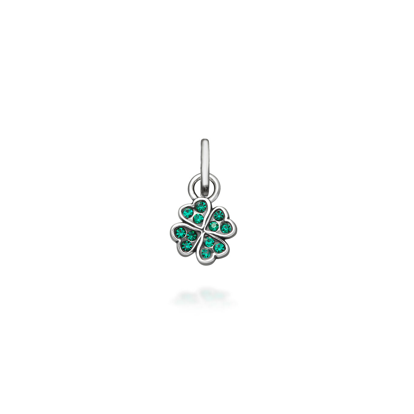 Charms Giovanni Raspini Charm Mini Quadrifoglio Crystal Verde