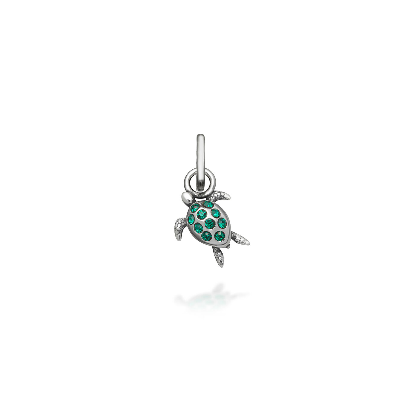 Charms Giovanni Raspini Charm Mini Tartaruga Crystal Verde