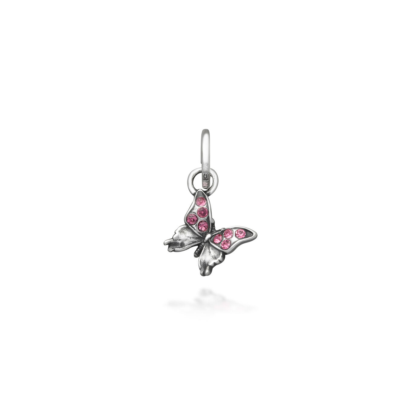 Charms Giovanni Raspini Charm Mini Farfalla Crystal Rosa