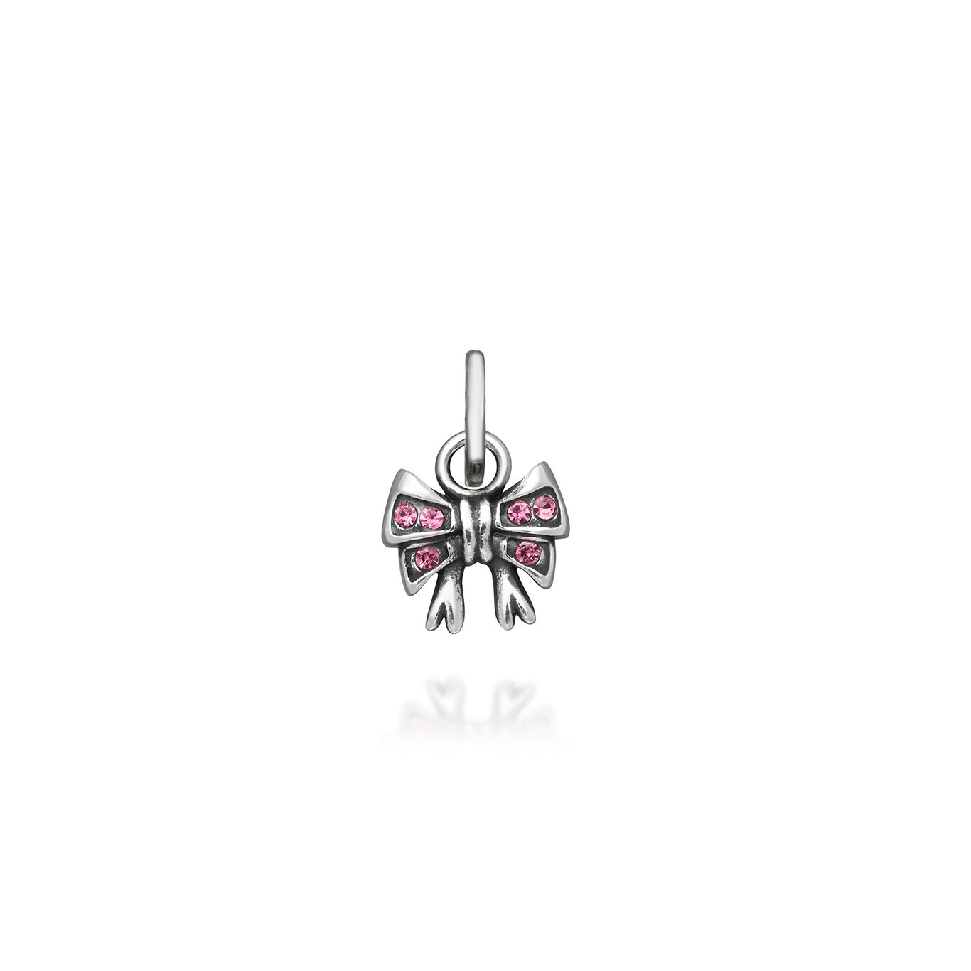 Charms Giovanni Raspini Charm Mini Fiocco Crystal Rosa