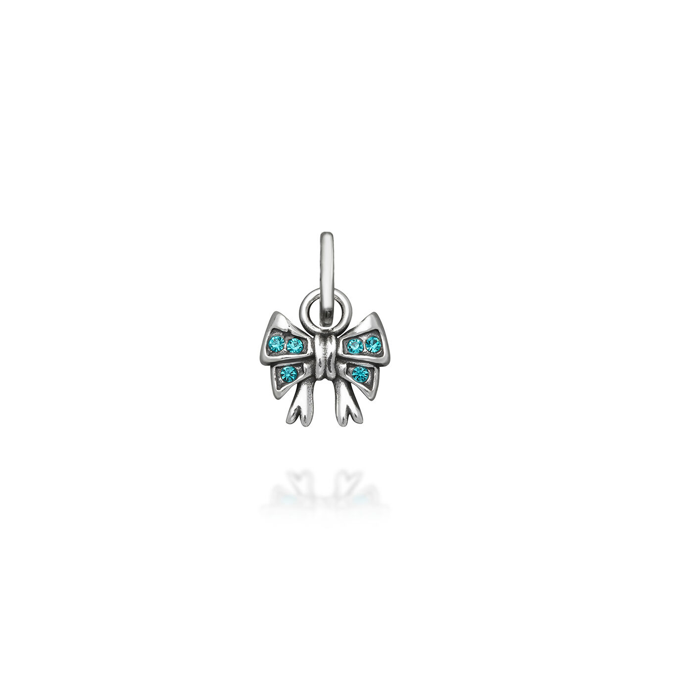 Charms Giovanni Raspini Charm Mini Fiocco Crystal Azzurro