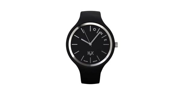 Orologio H2X One Gent Silicone Nero