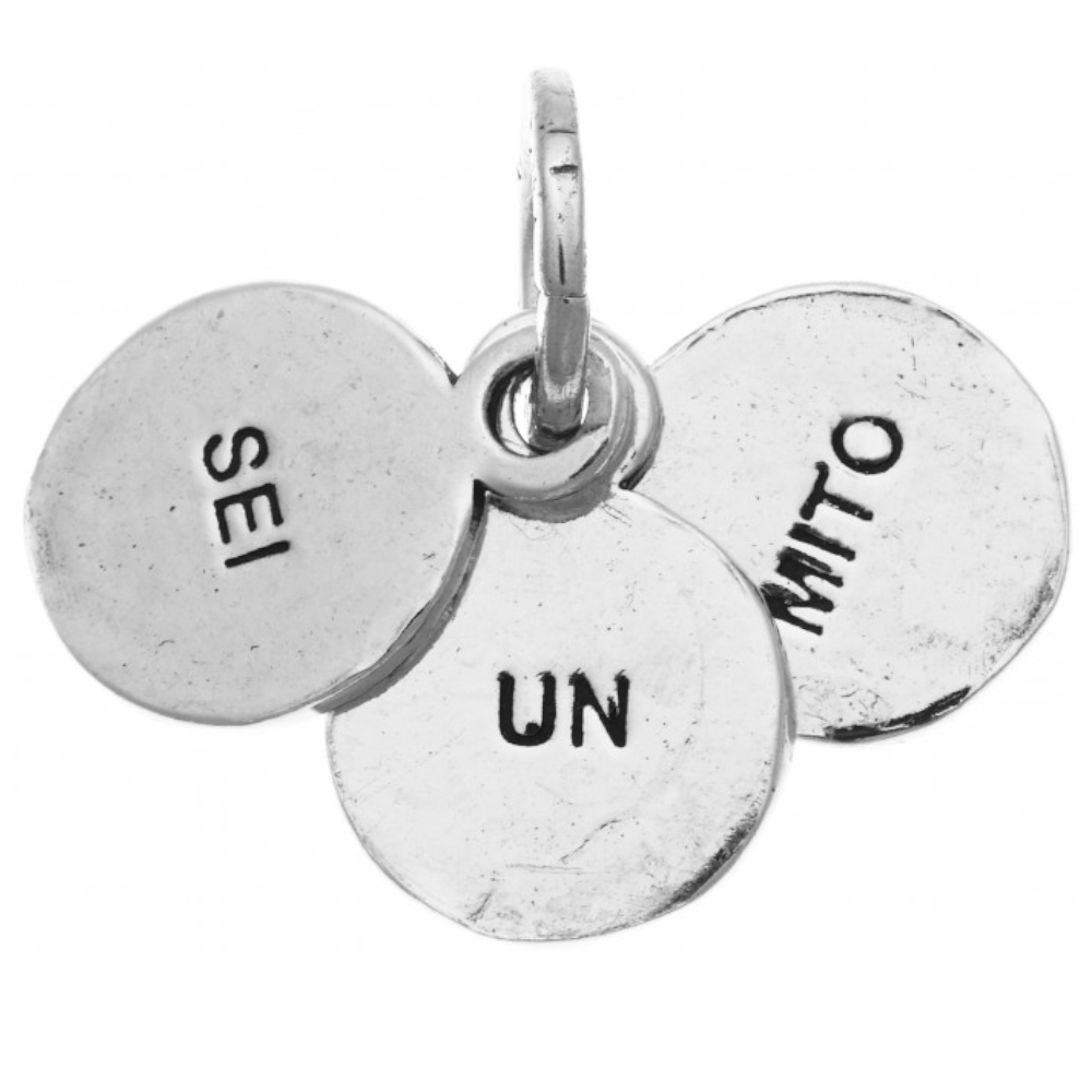 Charm Giovanni Raspini Charms "Sei Un Mito" Argento 925