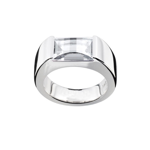 Anello Montblanc in Argento Boheme Collection Cristallo Quarzo - Misura 52