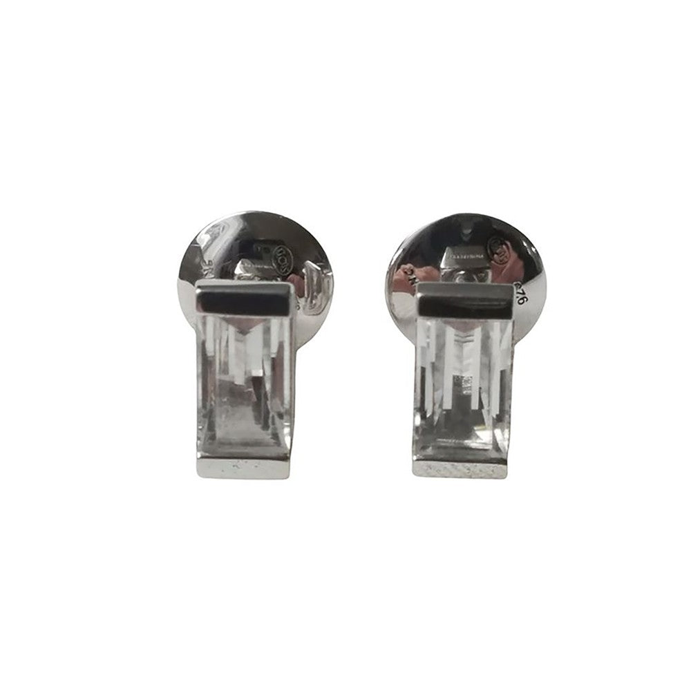 Orecchini Lobo Montblanc Boheme Collection Argento Cristallo Quarzo Taglio Paramount