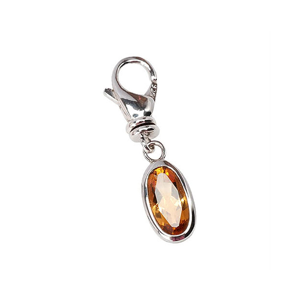 Charms Montblanc Boheme Charm in Argento Topazio Citrino