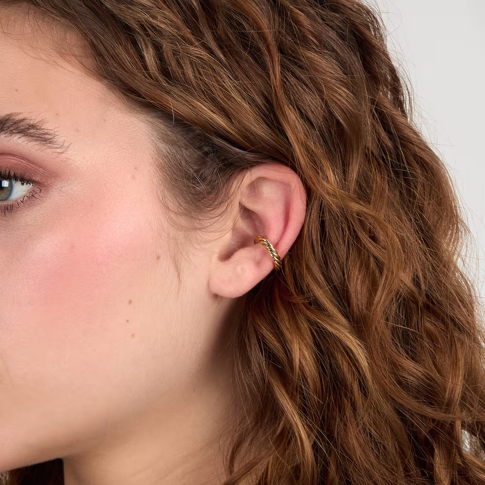 Orecchini Earcuff Torchon Morellato Pvd Oro