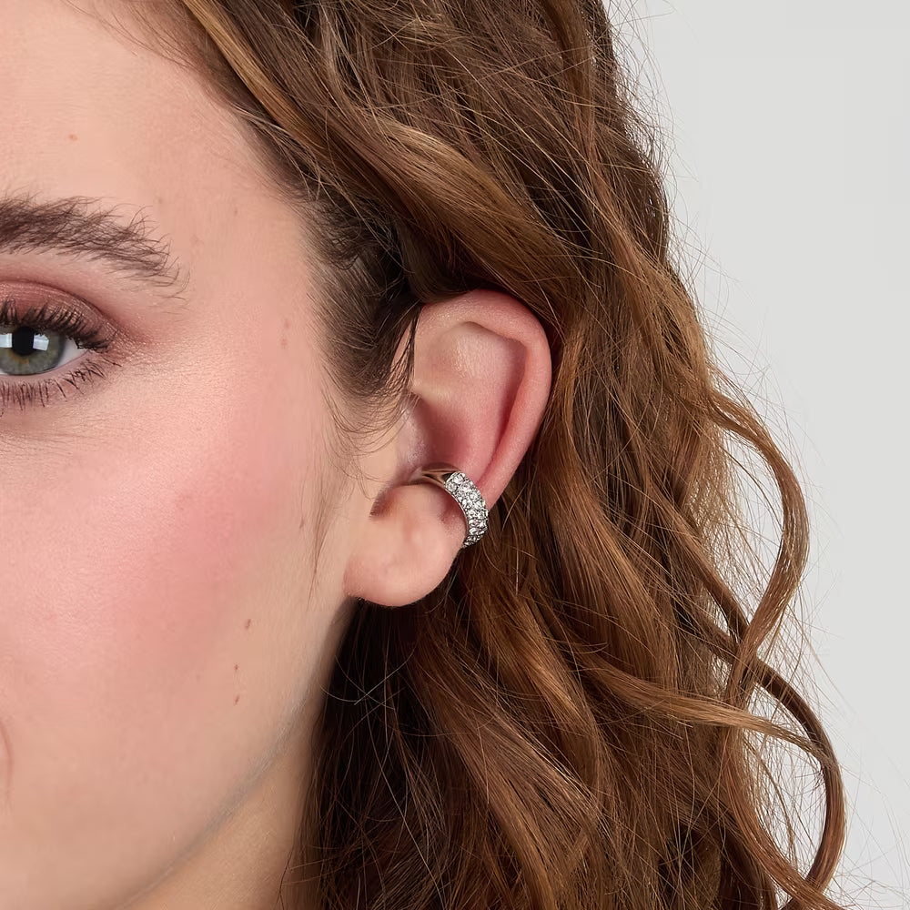 Orecchini Earcuff Morellato Acciaio Con Cristalli