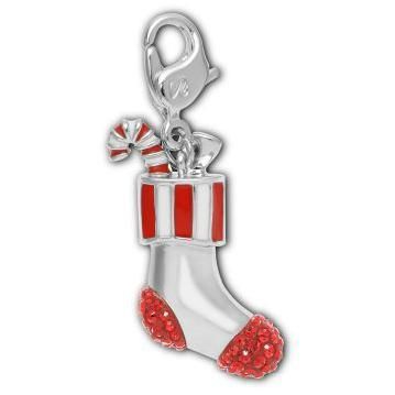 Charm Natalizio Swarovski Xmas Sock Piccolo
