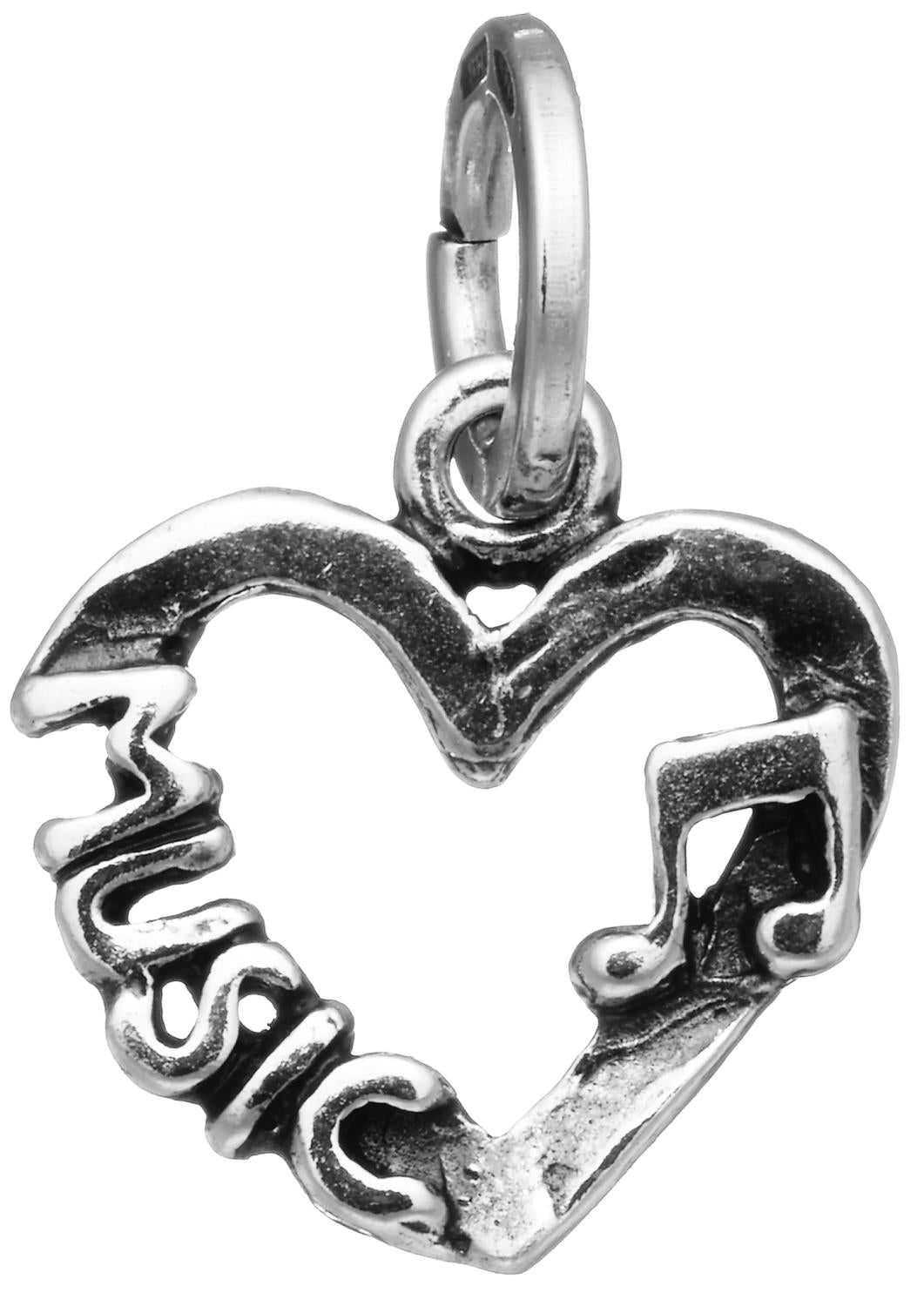 Charm Giovanni Raspini Charms Cuore Music Argento 925