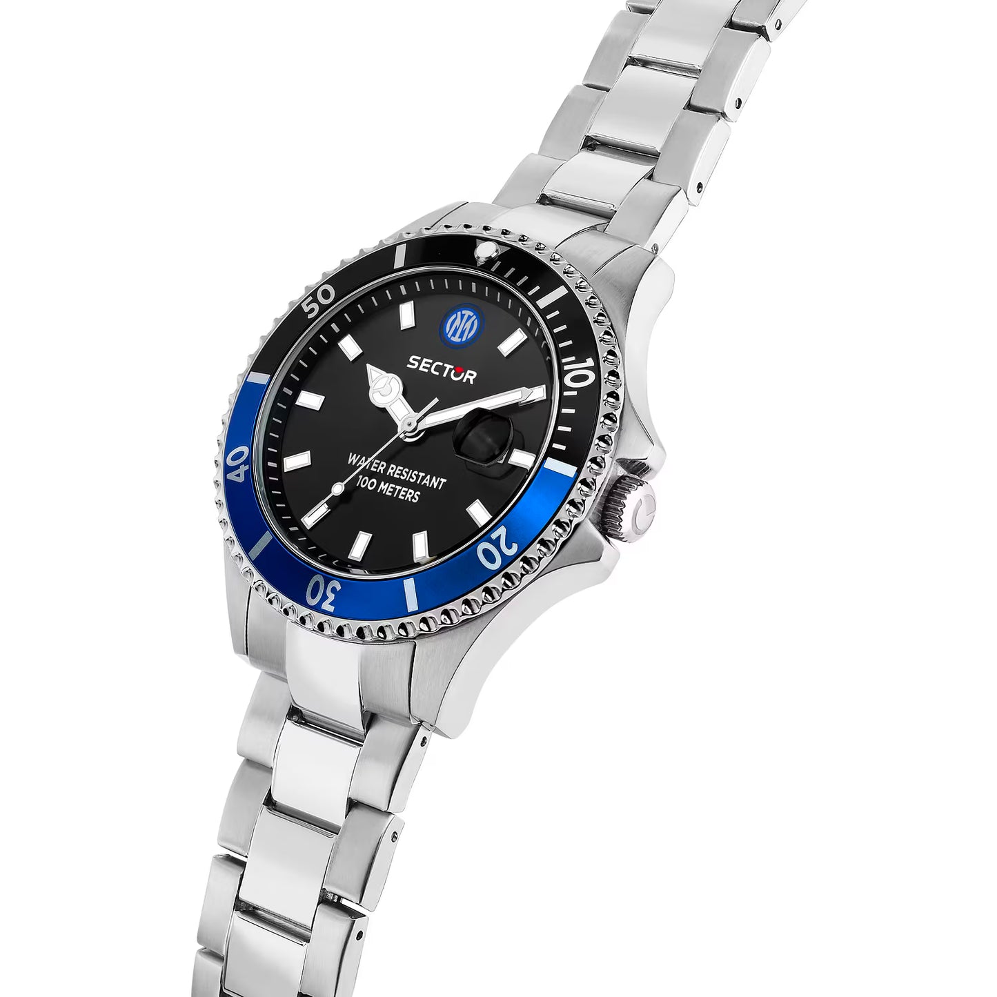 Orologio Sector 230 Inter 43 mm Braccialato Nero