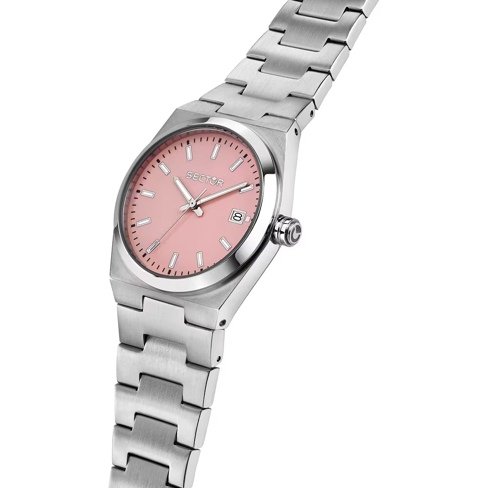 Orologio Donna Sector C300 34 mm Acciaio Braccialato Rosa