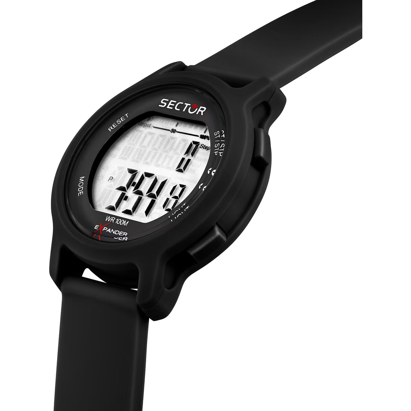 Orologio Sector EX-27 Digitale 43 mm Policarbonato Nero