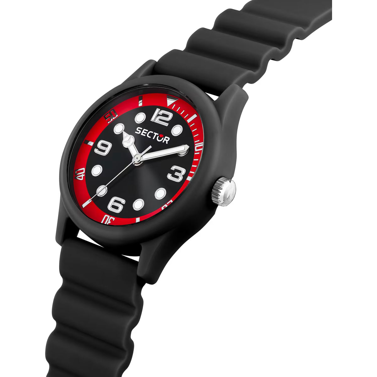 Orologio Sector H2O 41 Mm Policarbonato Cinturino Gomma Nera