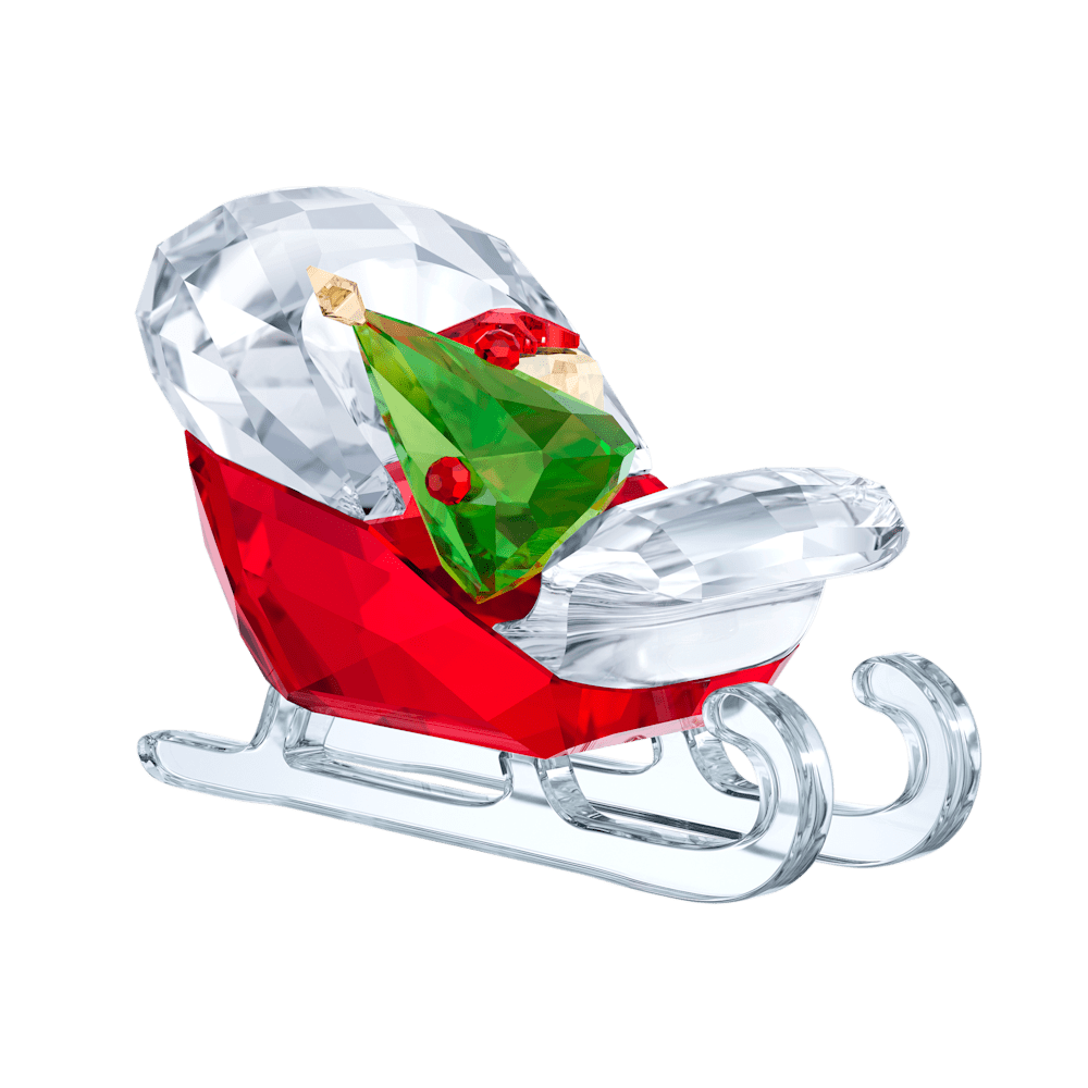 Decorazioni Natalizie Swarovski Crystal Living Slitta Di Babbo Natale