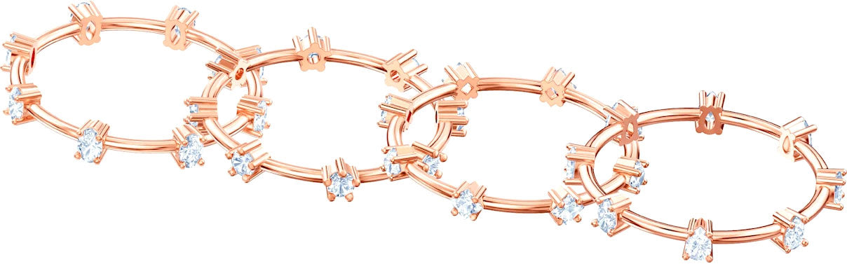 Set 4 Anelli Swarovski Moonsun Stones by Penelope Cruz - Misura 58
