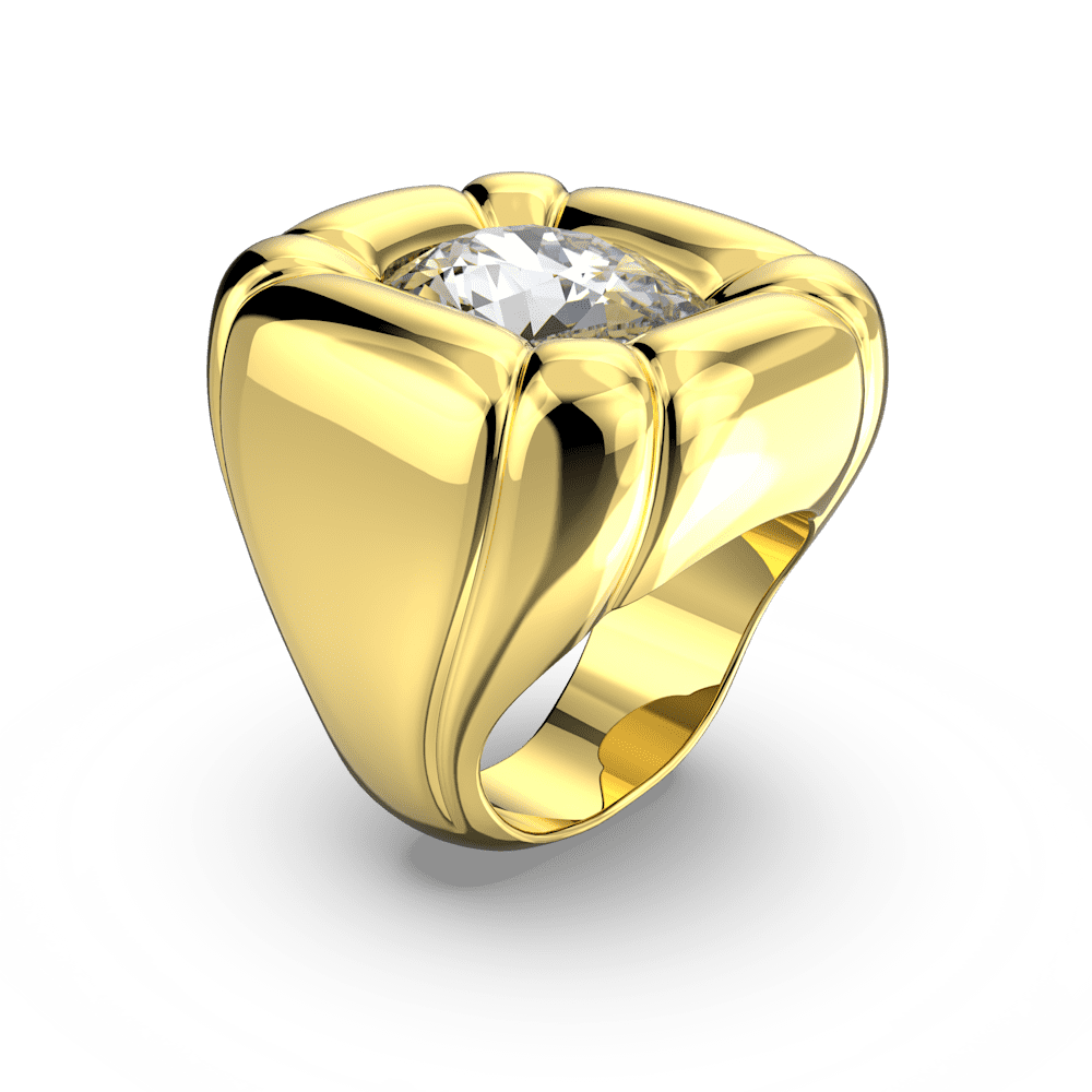 Anello Swarovski Dulcis Alluminio Anodizzato Giallo - Misura 58