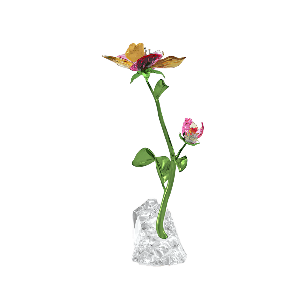 Oggettistica Swarovski Idyllia Flower Fiore Grande