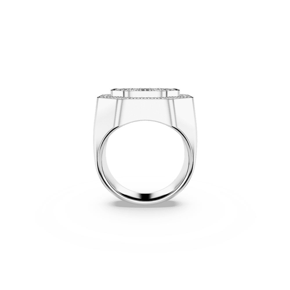 Anello Chevalier Swarovski Dextera Signet - Misura 52