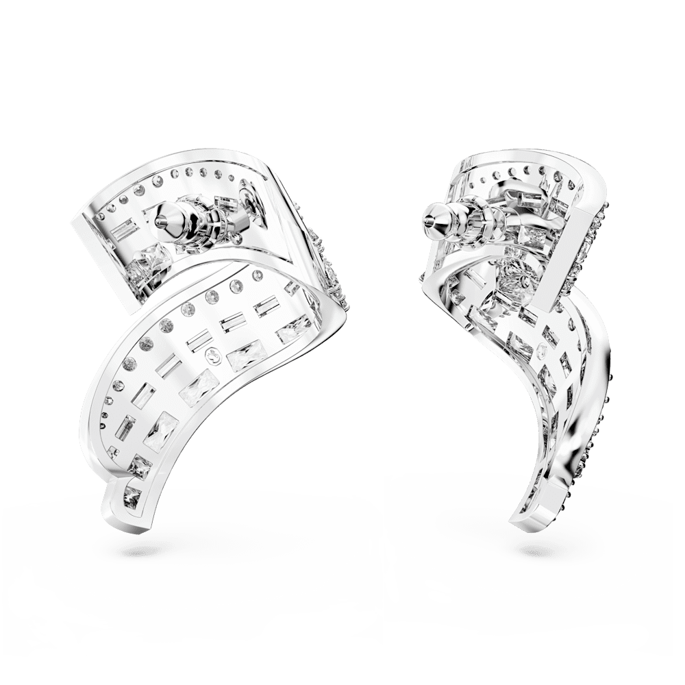 Orecchini a Lobo Swarovski Hyperbola cpn Pavè di Cristalli