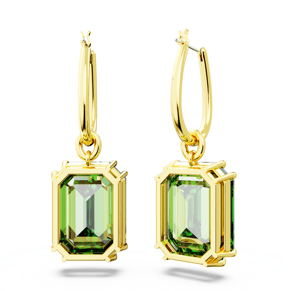 Orecchini Pendenti Swarovski Millenia Finitura oro 18 Kt