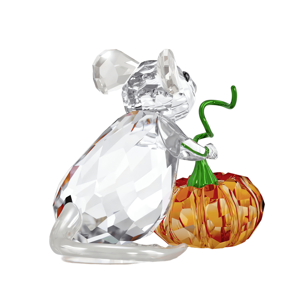 Oggettistica Swarovski Idyllia Topo e Zucca Multicolor