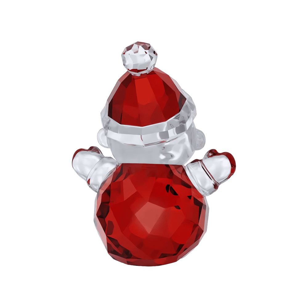 Decorazioni Natalizie Swarovski Holiday Cheers Babbo Natale Dondolino Rosso