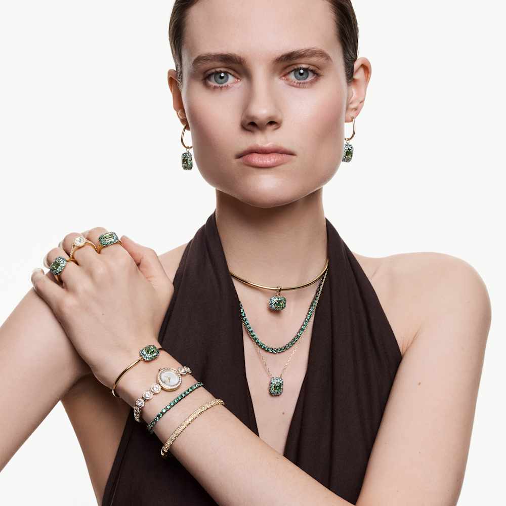 Orologio Swarovski Una Angelic Bracciale Pvd Oro