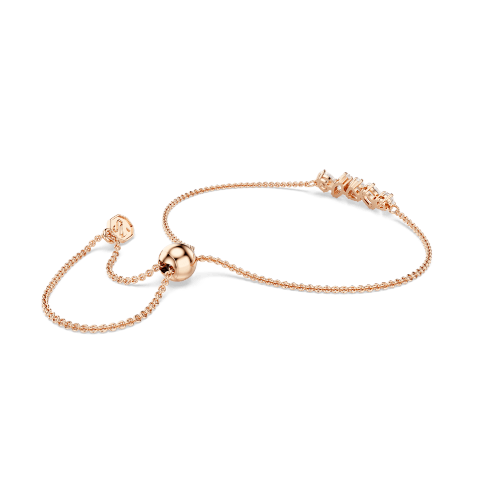 Bracciale Swarovski Mesmera Taglio misto Bianco Finitura oro rosa 18 Kt