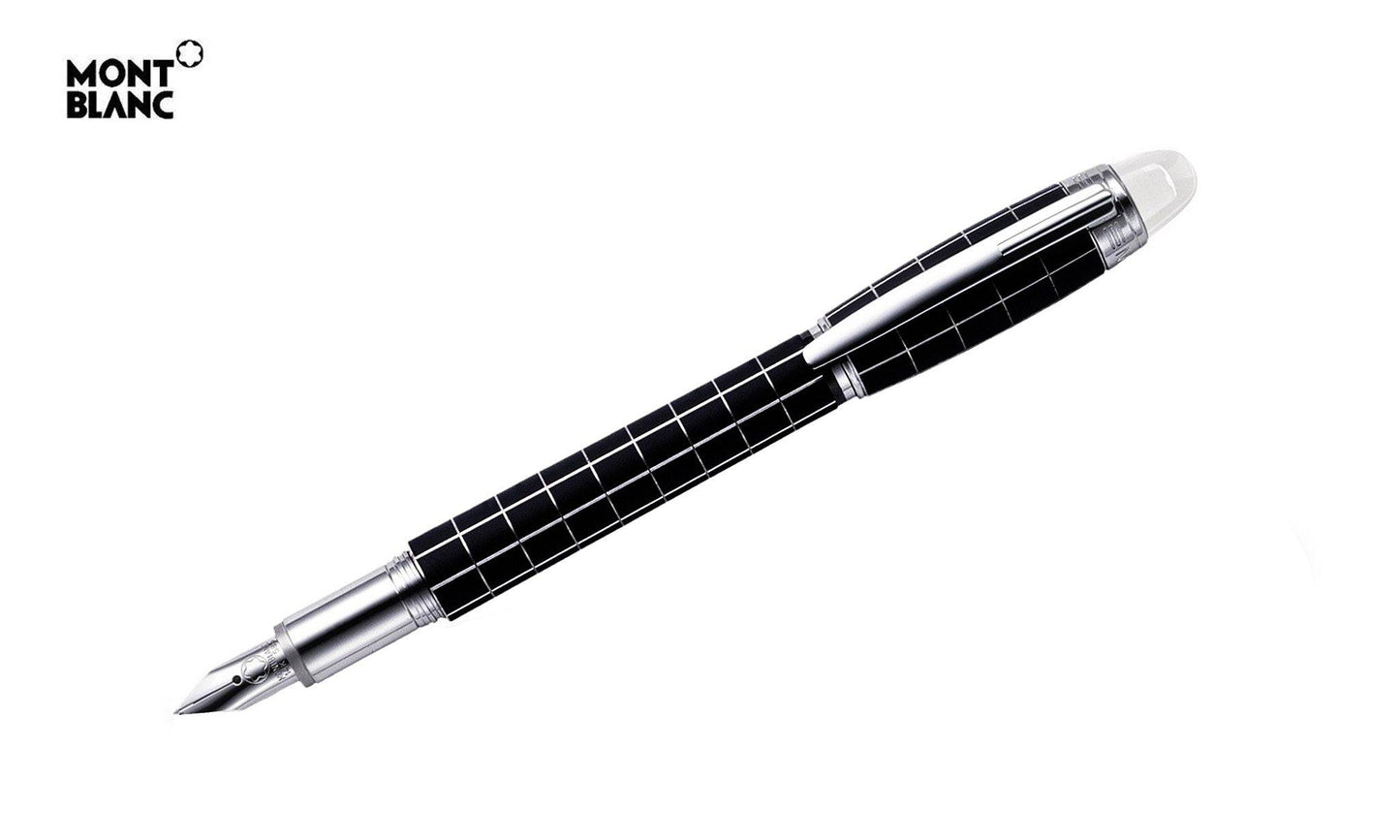 Penne Stilografiche Montblanc Starwalker Metal Rubber Stilografica M