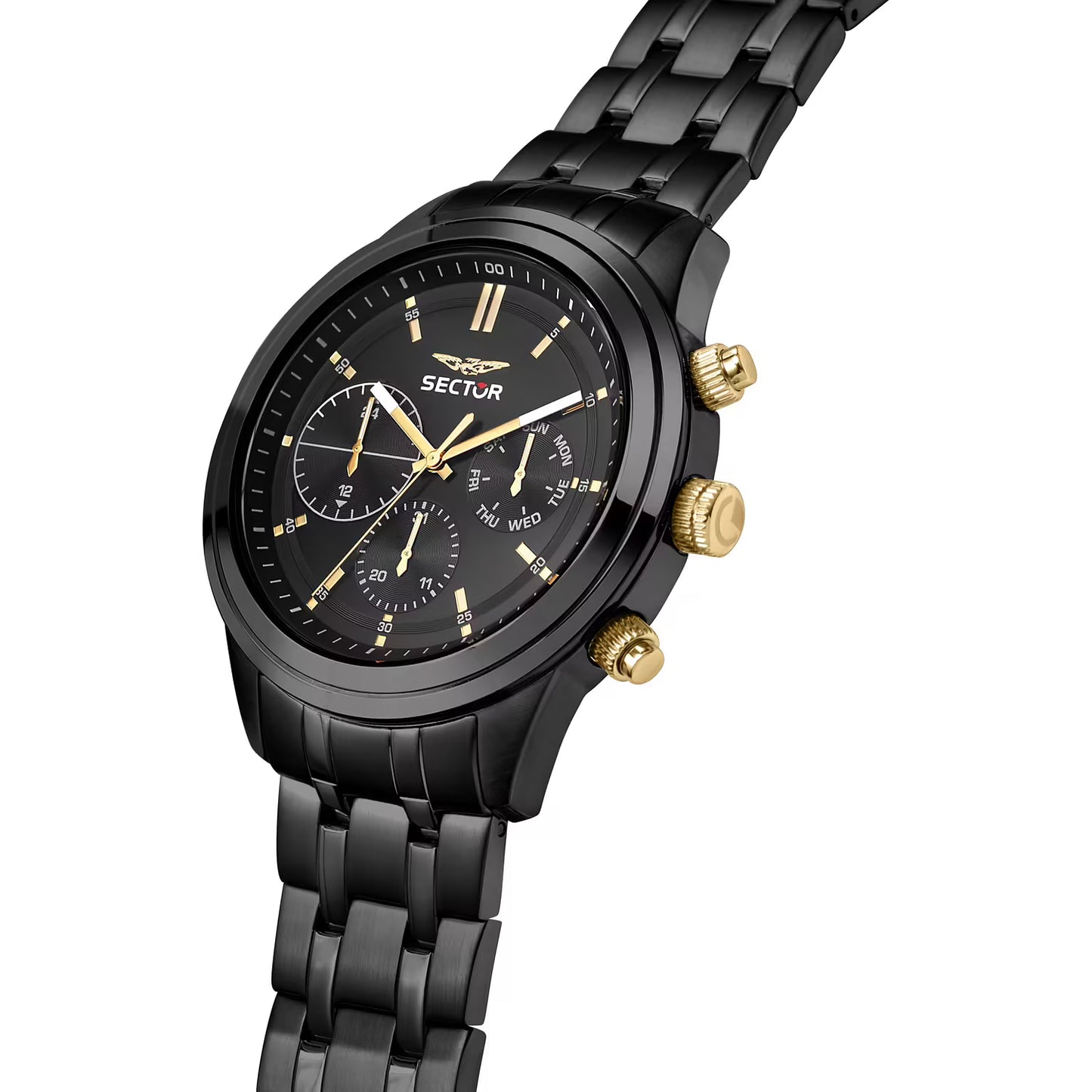 Orologio Sector 670 Multifunzione 45 mm Braccialato Pvd Nero