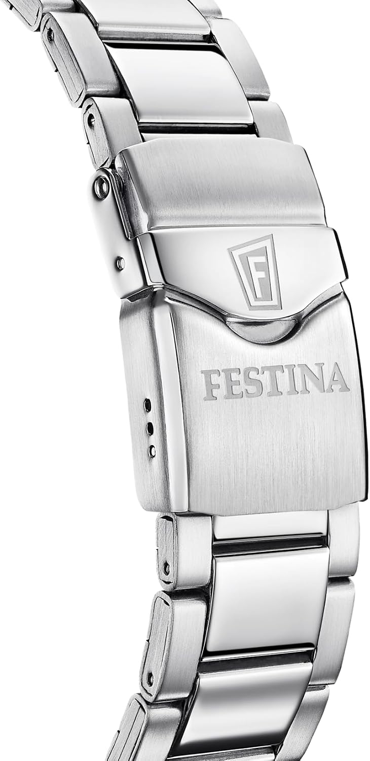 Orologio Festina The Originals 45,7 Mm Acciaio Braccialato Blu Sfumato Nero