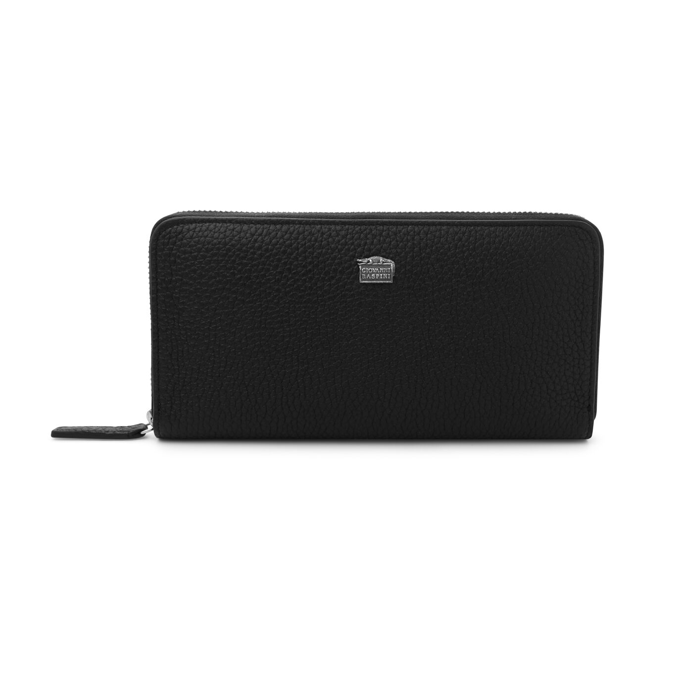 Portafogli Giovanni Raspini Portafoglio Con Zip Grande Pelle Goffrata