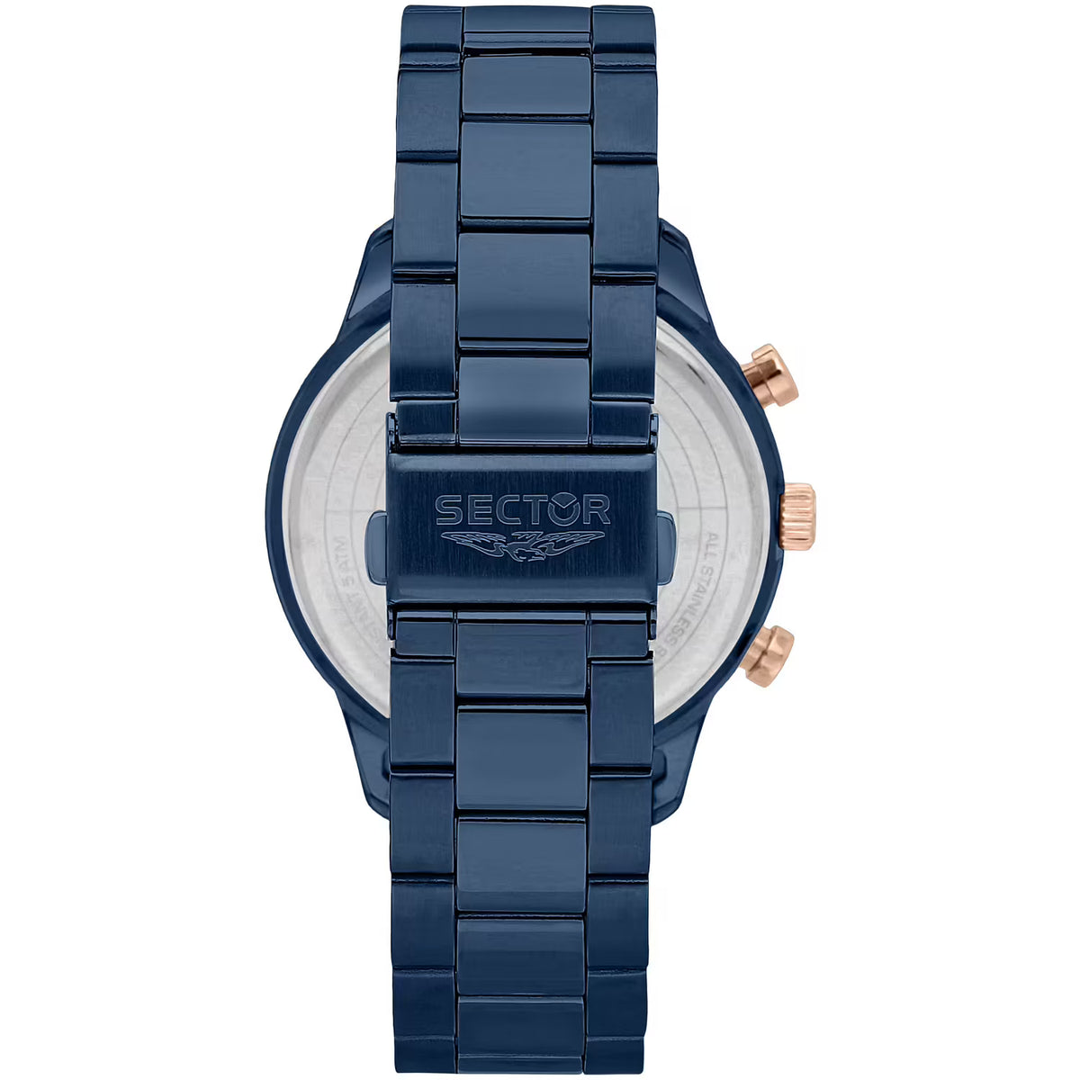 Orologio Sector 270 Chrono 45 Mm Pvd Blu Braccialato