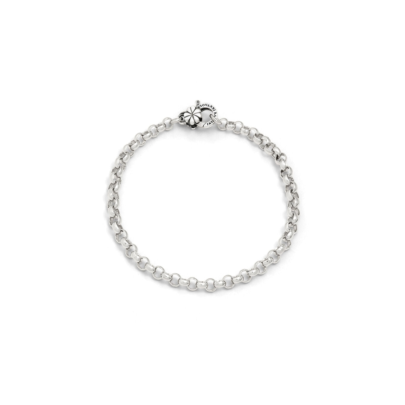 Bracciale Giovanni Raspini Rolò Chiusura Quadrifoglio