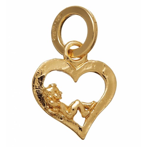 Charms Giovanni Raspini Charm Golden Amorino Cuore